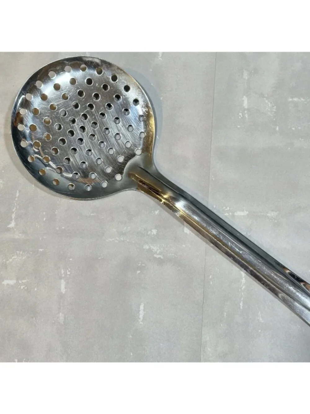 Vintage Stainless Steel Skimmer Spoon 13.5